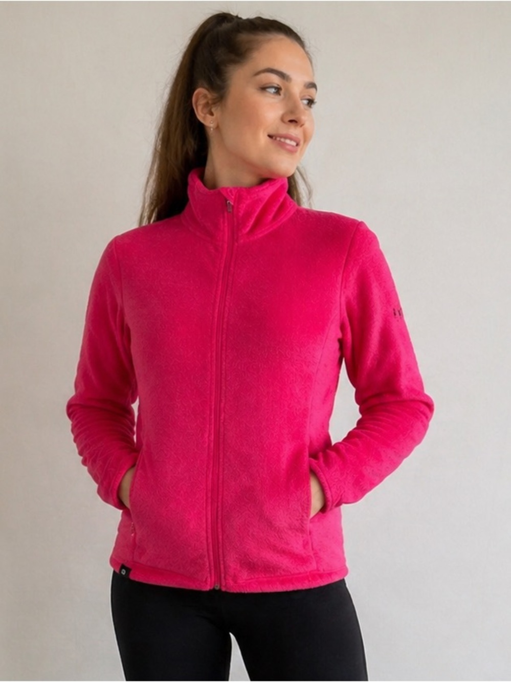 Roxy fleece zip up jacket